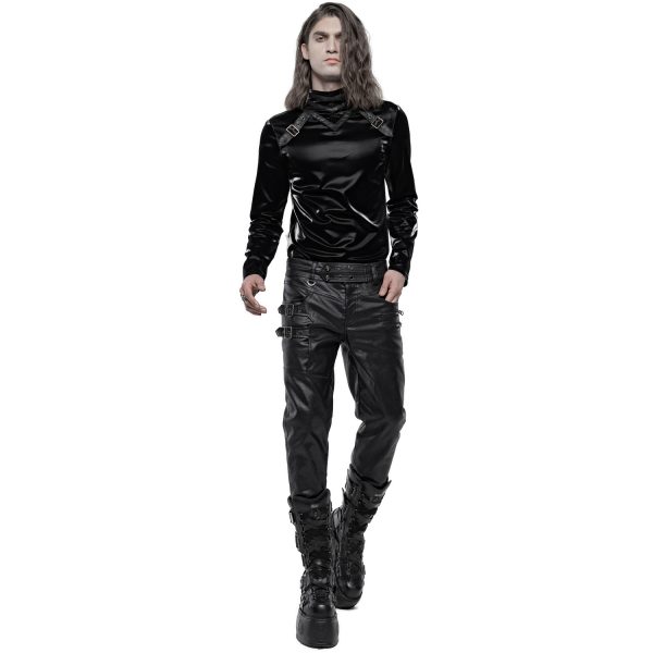 soldes officiel PUNK RAVE Pantalon ‘Witcher’ Noir 8