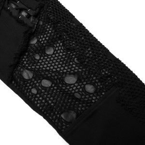 PUNK RAVE Pantalon ‘Wolfram’ Noir mode tendance 55