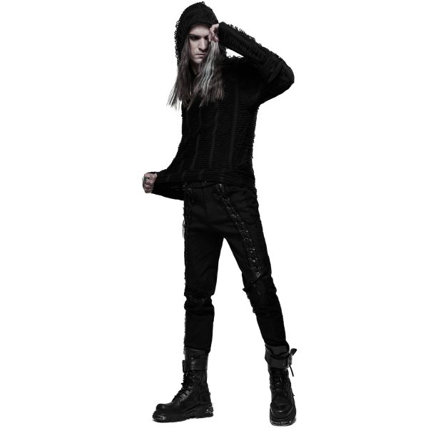 PUNK RAVE Pantalon ‘Wolfram’ Noir mode tendance 6