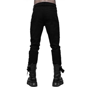 PUNK RAVE Pantalon ‘Wolfram’ Noir mode tendance 41