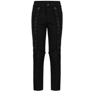 PUNK RAVE Pantalon ‘Wolfram’ Noir mode tendance 47