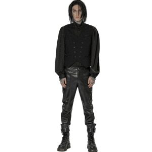 PUNK RAVE Pantalon ‘Xanthus’ En Simili Cuir Noir des prix incroyables 42