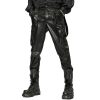 PUNK RAVE Pantalon ‘Xanthus’ En Simili Cuir Noir des prix incroyables 61