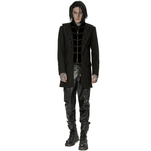 PUNK RAVE Pantalon ‘Xanthus’ En Simili Cuir Noir des prix incroyables 16