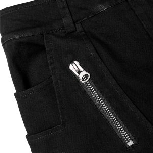 pas cher PUNK RAVE Pantalon ‘Ywain’ En Denim Noir 41