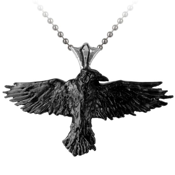 Alchemy Metal-Wear Pendentif ‘Black Raven’ site pas cher 1