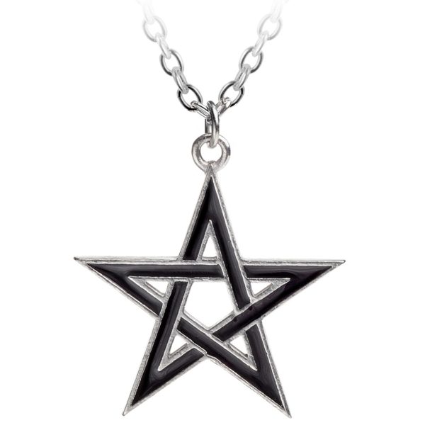 ALCHEMY GOTHIC Pendentif ‘Black Star’ magasin solde 1