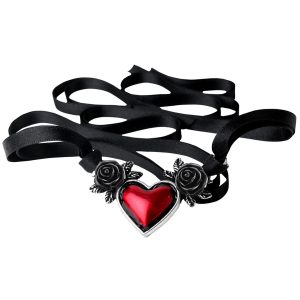 ALCHEMY GOTHIC Pendentif ‘Blood Heart’ fashion pas cher 7