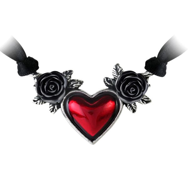 ALCHEMY GOTHIC Pendentif ‘Blood Heart’ fashion pas cher 1