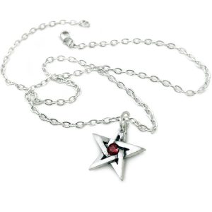 boutique en france ALCHEMY GOTHIC Pendentif ‘Crystal Pentagram’ 7