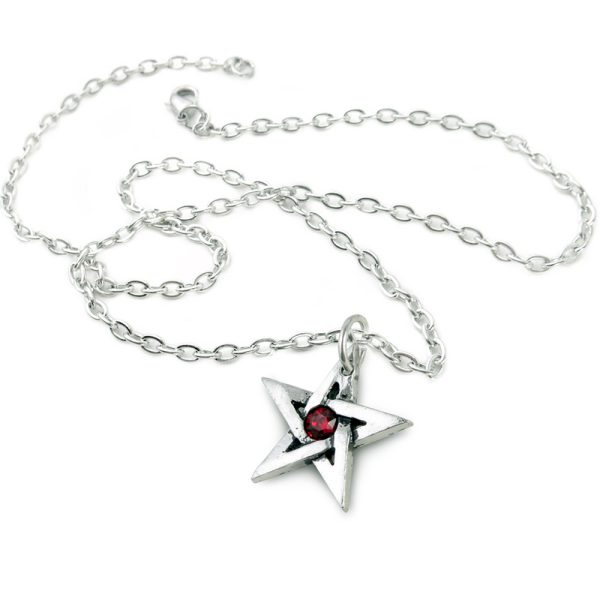 boutique en france ALCHEMY GOTHIC Pendentif ‘Crystal Pentagram’ 3