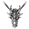 soldes pas cher Alchemy Metal-Wear Pendentif ‘Dragon Skull’ 10