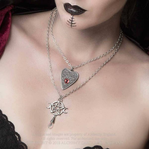 ALCHEMY GOTHIC Pendentif ‘Goddess’ boutique pas cher 4