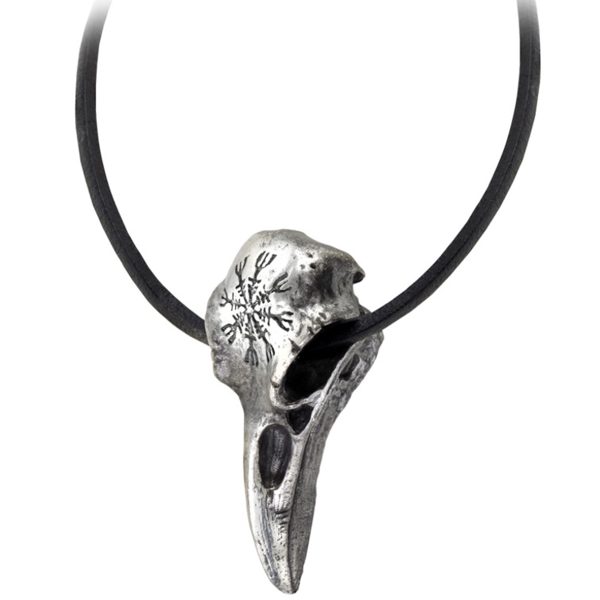 prix le plus bas Alchemy Metal-Wear Pendentif ‘Helm Of Awe Ravenskull’ 1