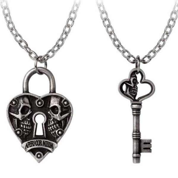 en ligne vente ALCHEMY GOTHIC Pendentif ‘Key To Eternity’ 5