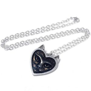 ALCHEMY GOTHIC Pendentif ‘Love Cat’ pas cher 7