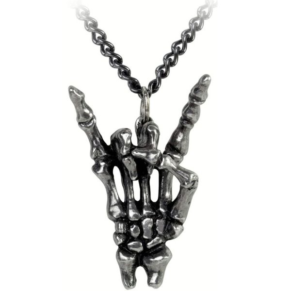 ALCHEMY GOTHIC Pendentif ‘Maloik Sign Of The Horns : Maschio’ site pas cher 1