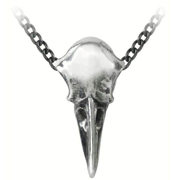 ALCHEMY GOTHIC Pendentif ‘Rabenschadel Kleine’ Nouvelle tendance 1