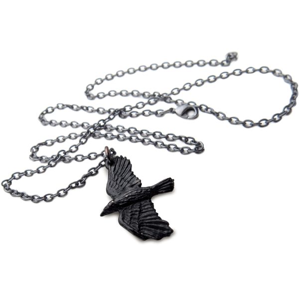 ALCHEMY GOTHIC Pendentif ‘Ravenine’ outlet soldes 3