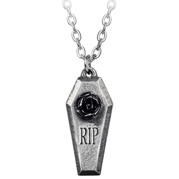 de garantie authentique ALCHEMY GOTHIC Pendentif ‘RIP Rose’ 1