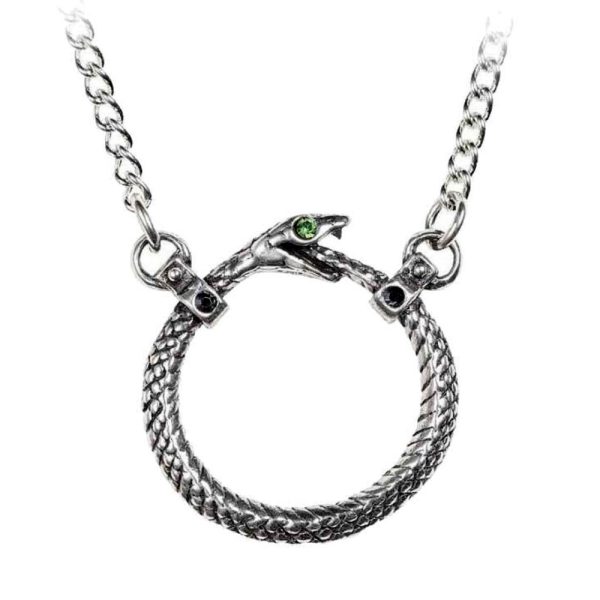 marques de renommée ALCHEMY GOTHIC Pendentif ‘Sophia Serpent’ 1