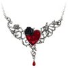 vente pas cher ALCHEMY GOTHIC Pendentif ‘The Blood Rose Heart’ 20