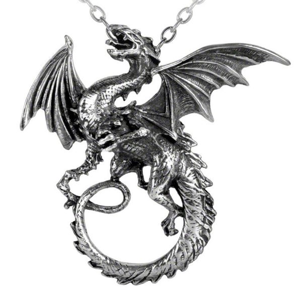 ALCHEMY GOTHIC Pendentif ‘The Whitby Wyrm’ REMISE 1