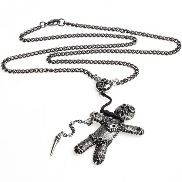 Retour gratuit en magasin. ALCHEMY GOTHIC Pendentif ‘Voodoo Doll’ 4