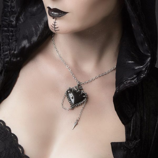 outlet ALCHEMY GOTHIC Pendentif ‘Witch Heart’ 6