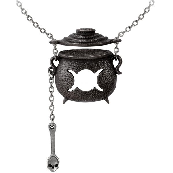 ALCHEMY GOTHIC Pendentif ‘Witches Cauldron’ De super promotions disponibles 1