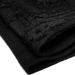 PUNK RAVE Polo Manches Longues ‘Black Plague’ Noir prix de gros 39