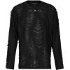 PUNK RAVE Polo Manches Longues ‘Goth Broken’ Noir shopping pas cher 52