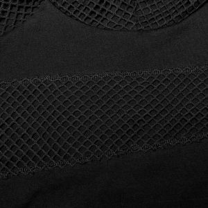 PUNK RAVE Polo Masque ‘Xenos’ Noir Nouvelle tendance 32