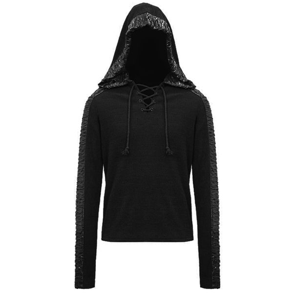 DEVIL FASHION Pull à Capuche ‘Altaïr’ Noir grossiste 10