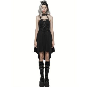 PUNK RAVE Robe Asymétrique ‘Bestia’ Noire magasin paris 17