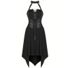 PUNK RAVE Robe Asymétrique ‘Bestia’ Noire magasin paris 40