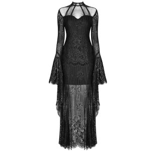 PUNK RAVE Robe ‘Dark Nympha’ Noire nouveau produit 27