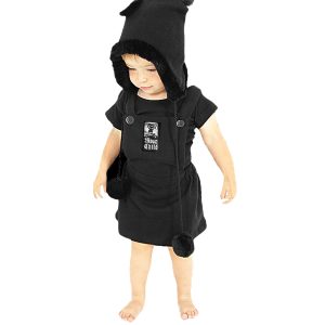 Bat Attack Robe Fillette ‘Moon Child’ Noire grande qualité 8