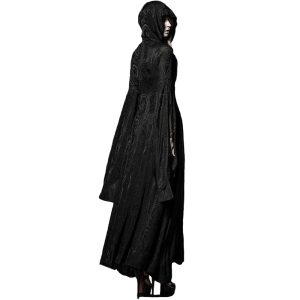 livraison la plus rapide PUNK RAVE Robe-Manteau à Capuche ‘Theatre Of Tragedy’ Noire 26