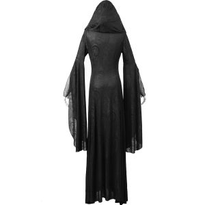 livraison la plus rapide PUNK RAVE Robe-Manteau à Capuche ‘Theatre Of Tragedy’ Noire 34