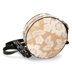 ultratendance NEW ROCK Sac à Bandoulière Rond Nacre à Fleurs 14