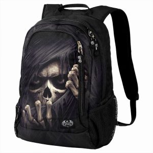 Spiral Direct Sac à Dos ‘Grim Ripper’ Noir Avec Poche Pour Laptop magasin pour 12