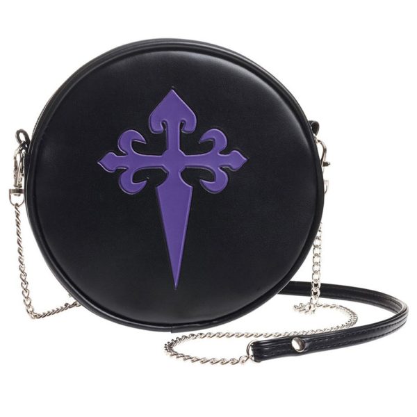 ALCHEMY GOTHIC Sac ‘Gothic Cross’ Noir boutique en ligne 1