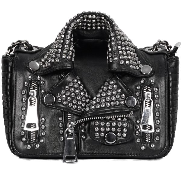 DEVIL FASHION Sac ‘Heavy Metal Leather Jacket’ Noir Promotio de vente 6