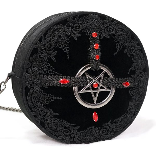 DEVIL FASHION Sac Rond ‘Pentagration’ Noir achat 10