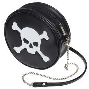 ALCHEMY GOTHIC Sac ‘Skull & Crossbones’ Noir grande promotion 6