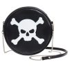 ALCHEMY GOTHIC Sac ‘Skull & Crossbones’ Noir grande promotion 22