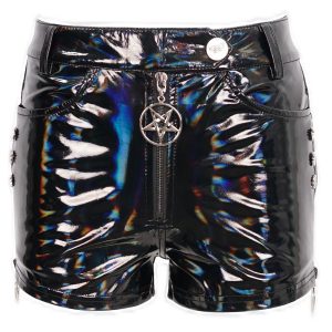 prix pas cher DEVIL FASHION Short ‘Cyber Laser’ En Vinyl Noir 47