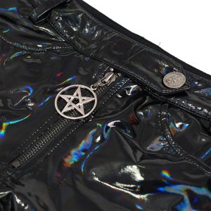 prix pas cher DEVIL FASHION Short ‘Cyber Laser’ En Vinyl Noir 53