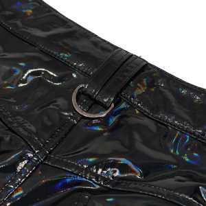 prix pas cher DEVIL FASHION Short ‘Cyber Laser’ En Vinyl Noir 57